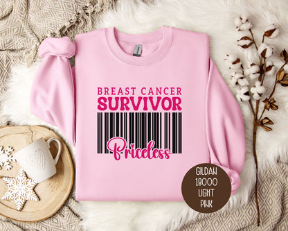 Breast Cancer Survivor Priceless Sweatshirt