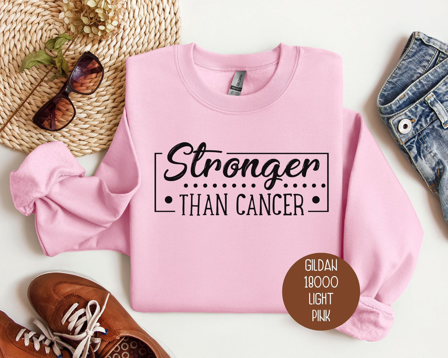 I'm Stronger Than Cancer Sweatshirt