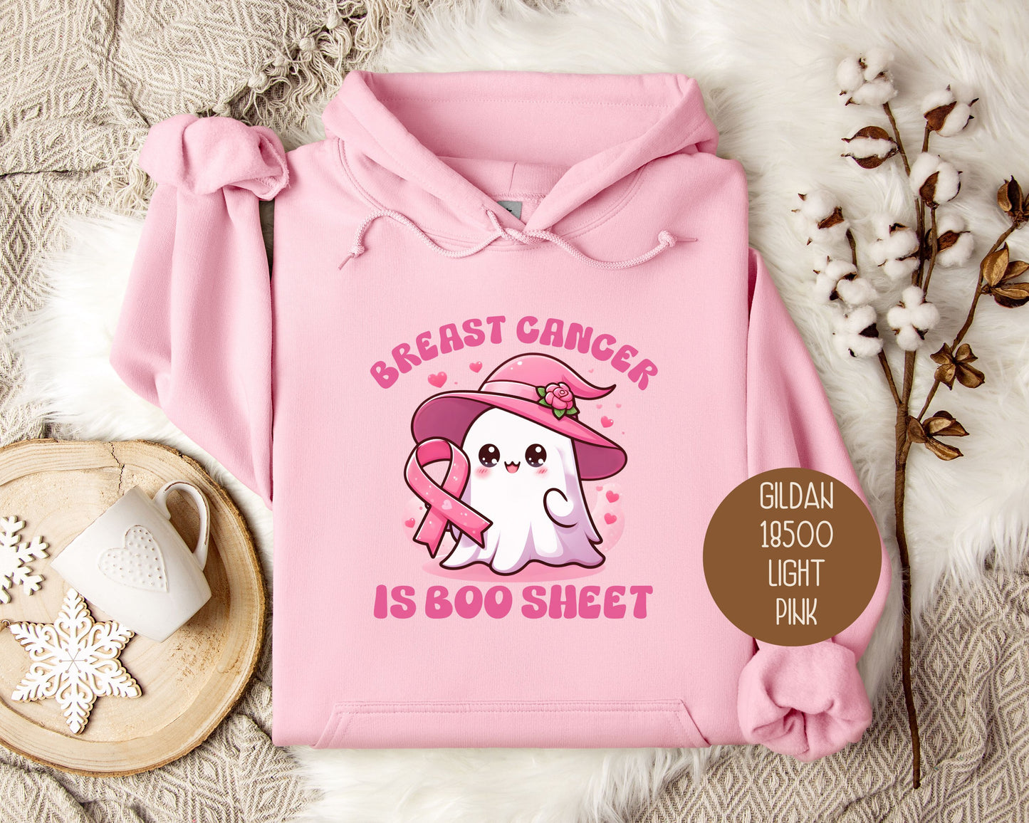 Breast Cancer Is Boo Sheet Hoodie