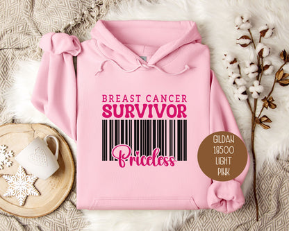 Breast Cancer Survivor Priceless Hoodie