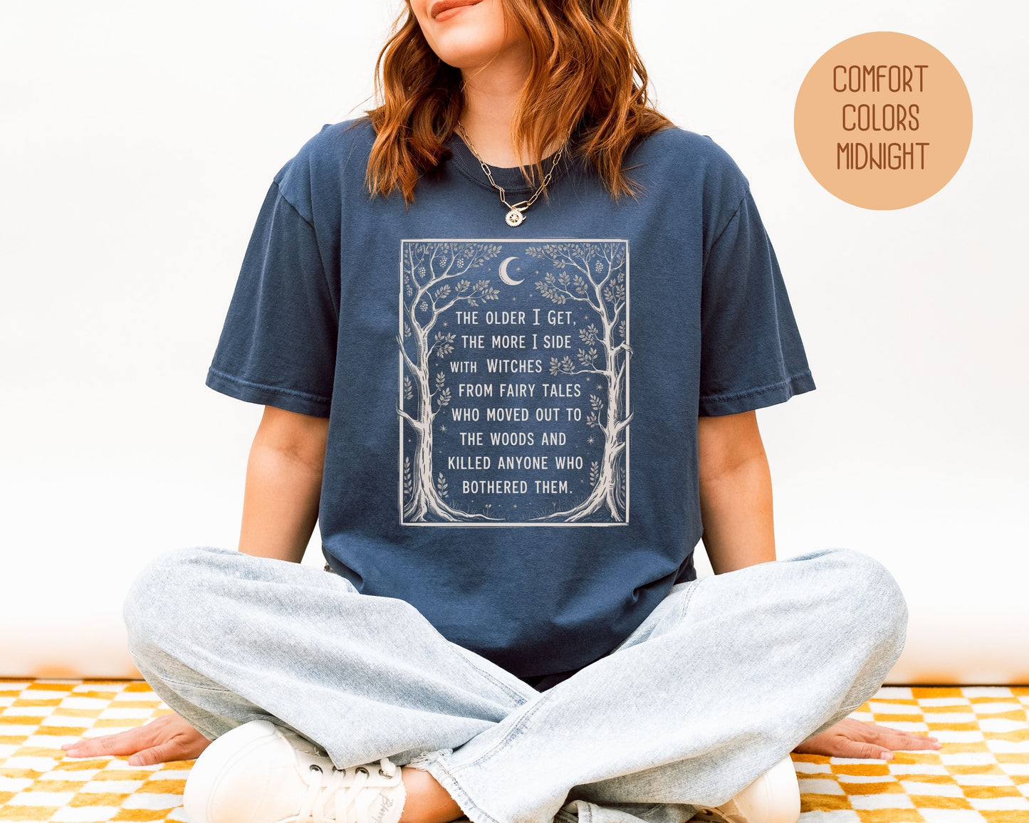 Side with Witches from Fairy Tales Comfort Colors Shirt T-Shirt  CreativeSpecialTs