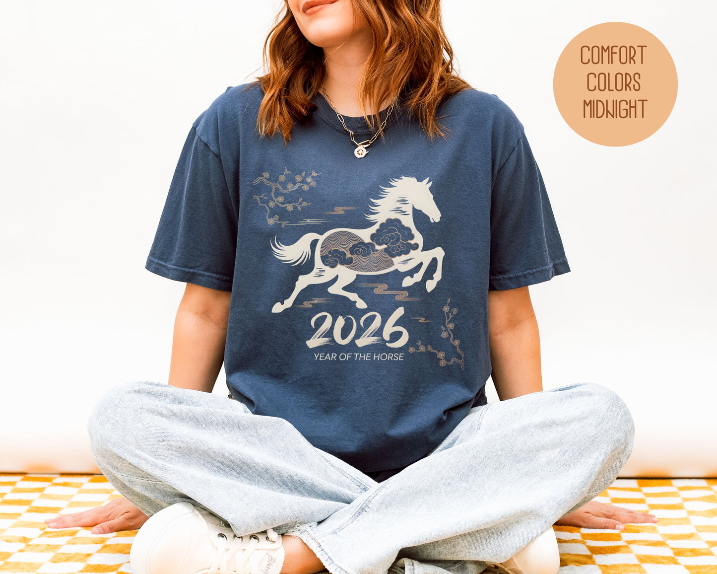 Chinese New Year 2026 Year of the Horse Comfort Colors Shirt T-Shirt  CreativeSpecialTs