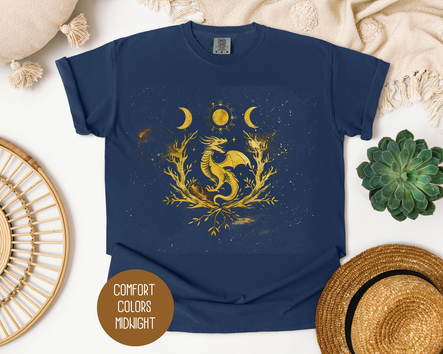 Moon Dragon Comfort Colors Shirt