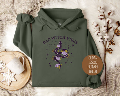 Bad Witch Vibes Halloween Hoodie