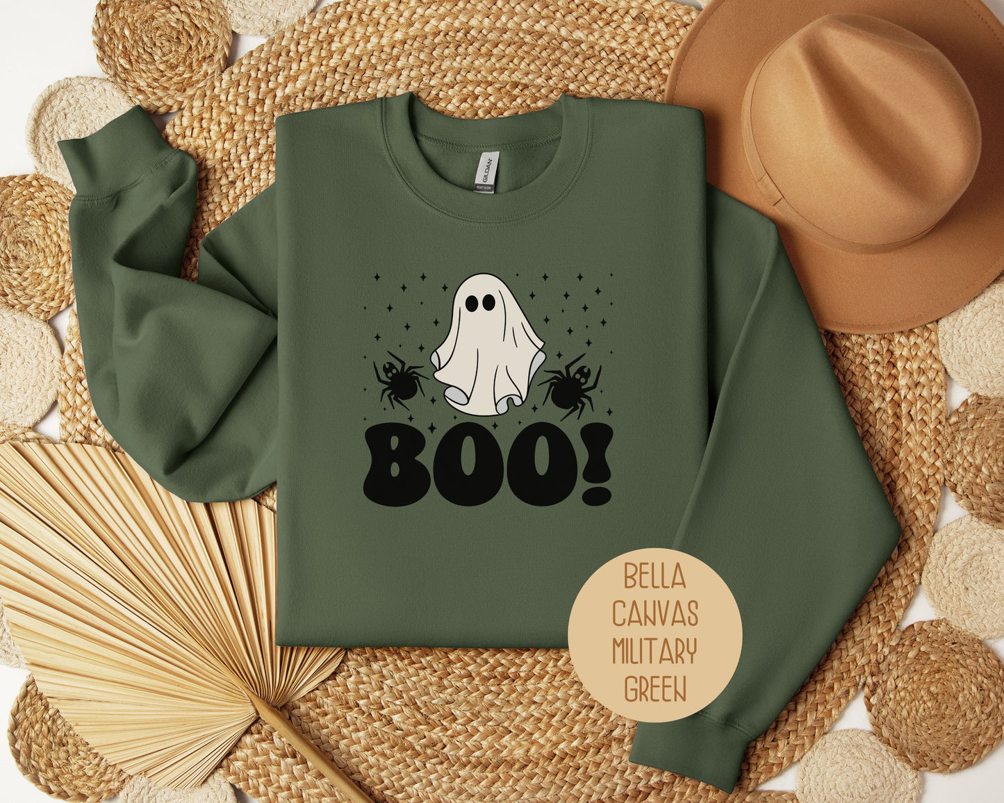 Ghost Boo Spiders Sweatshirt