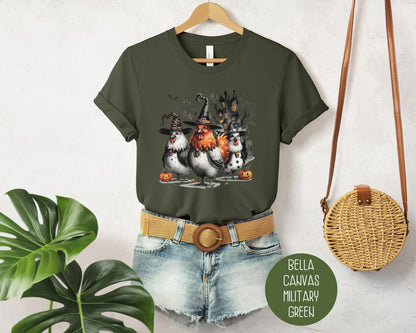 Chicken Witch Halloween Shirt