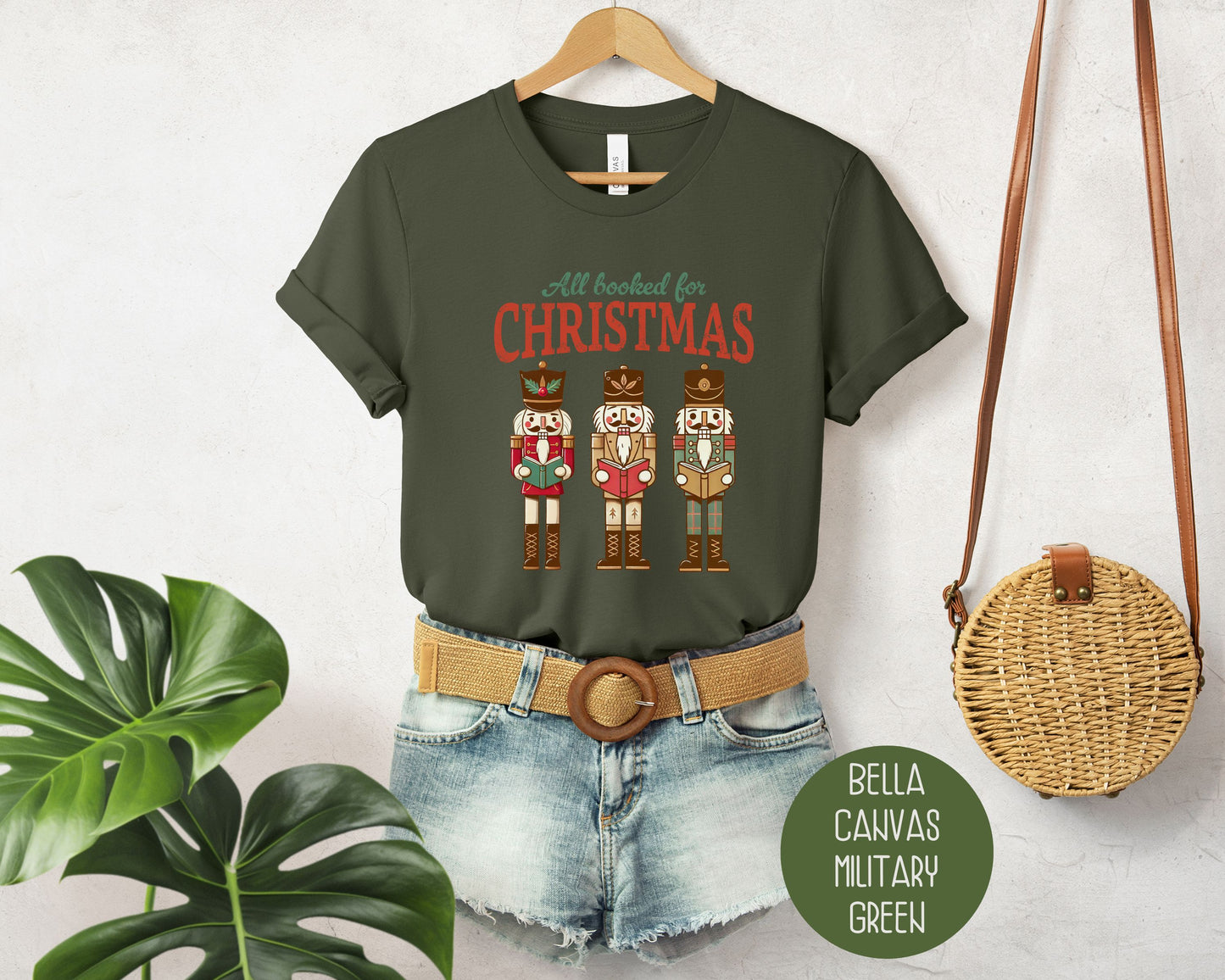 All Booked for Christmas Holiday Shirt