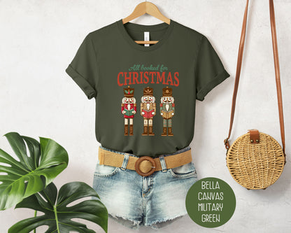 All Booked for Christmas Holiday Shirt