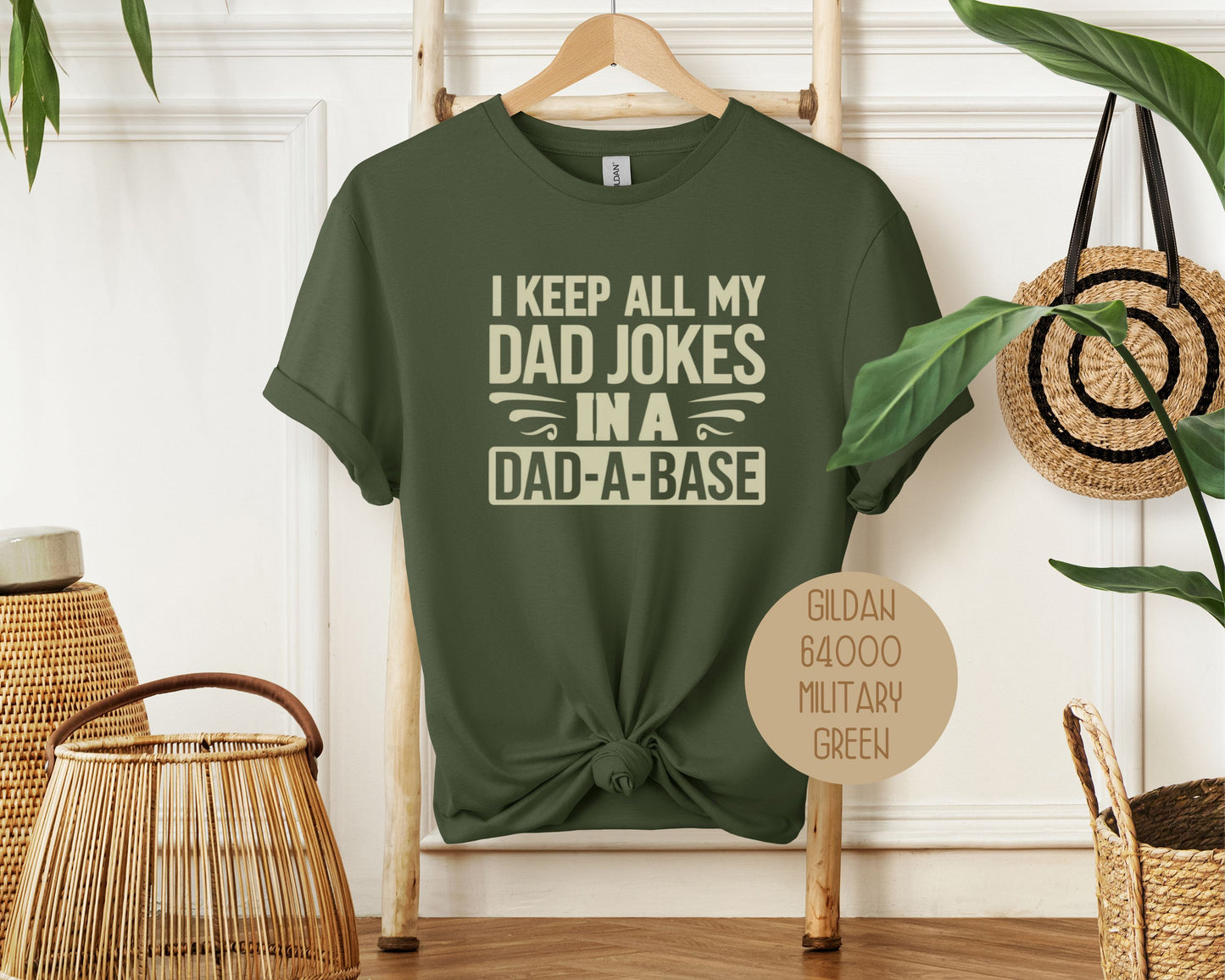 I Keep All My Dad Jokes in a Dad-A-Base Shirt