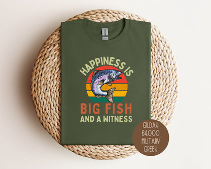 Happiness is Big Fish and a Witness Shirt