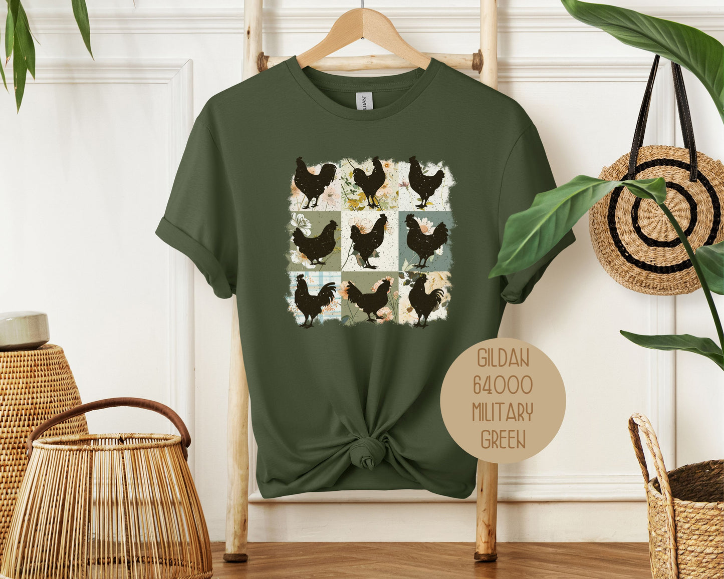 Cute Boho Chickens Shirt