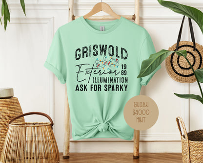 Griswold Exterior Illumination Ask For Sparky Shirt