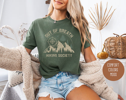 Out of Breath Hiking Society Shirt
