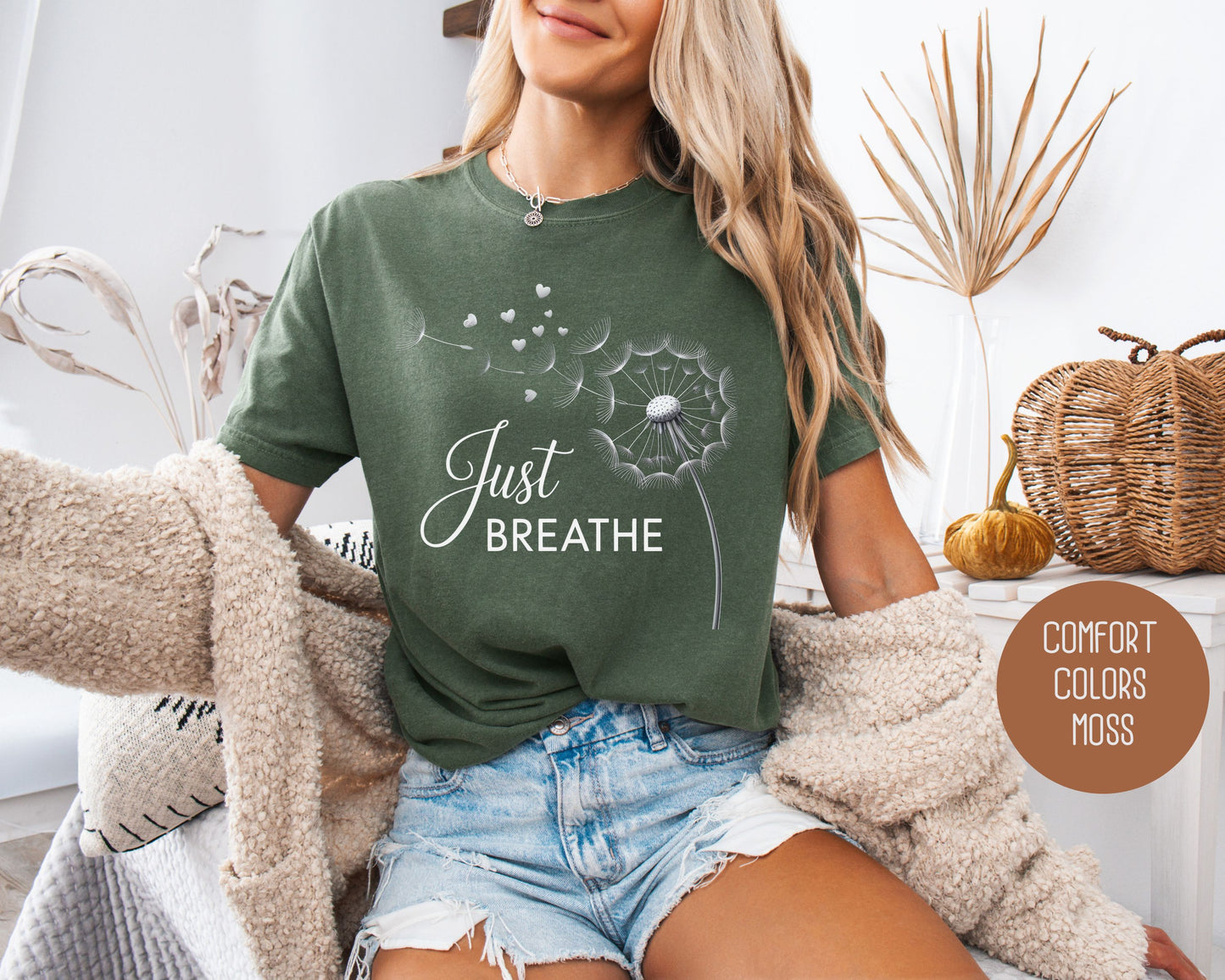 Just Breathe Comfort Colors Shirt