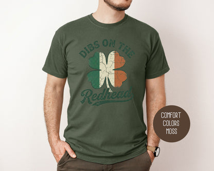 Dibs on the Redhead Comfort Colors Shirt T-Shirt  CreativeSpecialTs