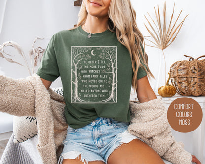 Side with Witches from Fairy Tales Comfort Colors Shirt T-Shirt  CreativeSpecialTs