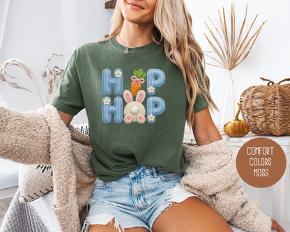 Hip Hop Faux Yarn Easter Comfort Colors Shirt