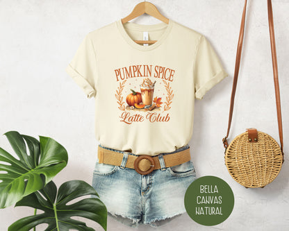 Pumpkin Spice Latte Club Shirt