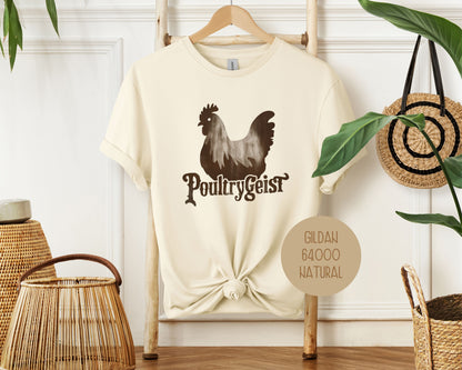 Poultrygeist Chicken Lover Retro Halloween Shirt