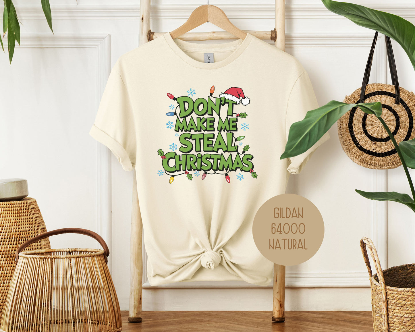 Don't Make Me Steal Christmas Shirt