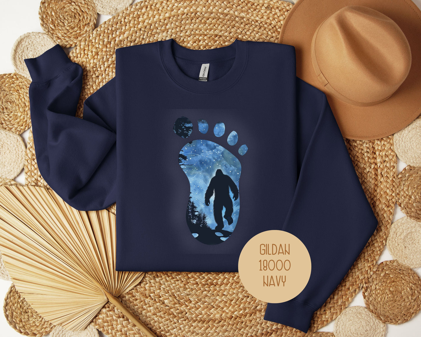 Bigfoot Footprint Sweatshirt