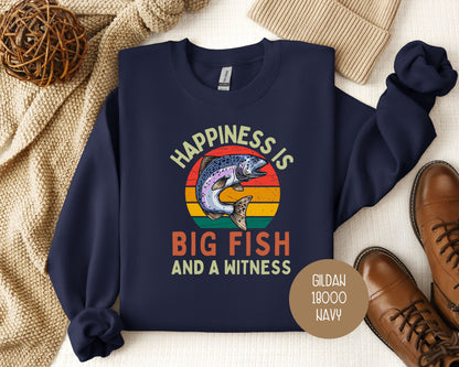 Happiness is Big Fish and a Witness Sweatshirt