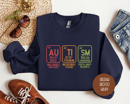 Autism Periodic Table Awareness Sweatshirt