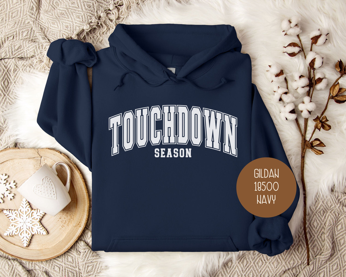 Touchdown Season Fall Football Hoodie