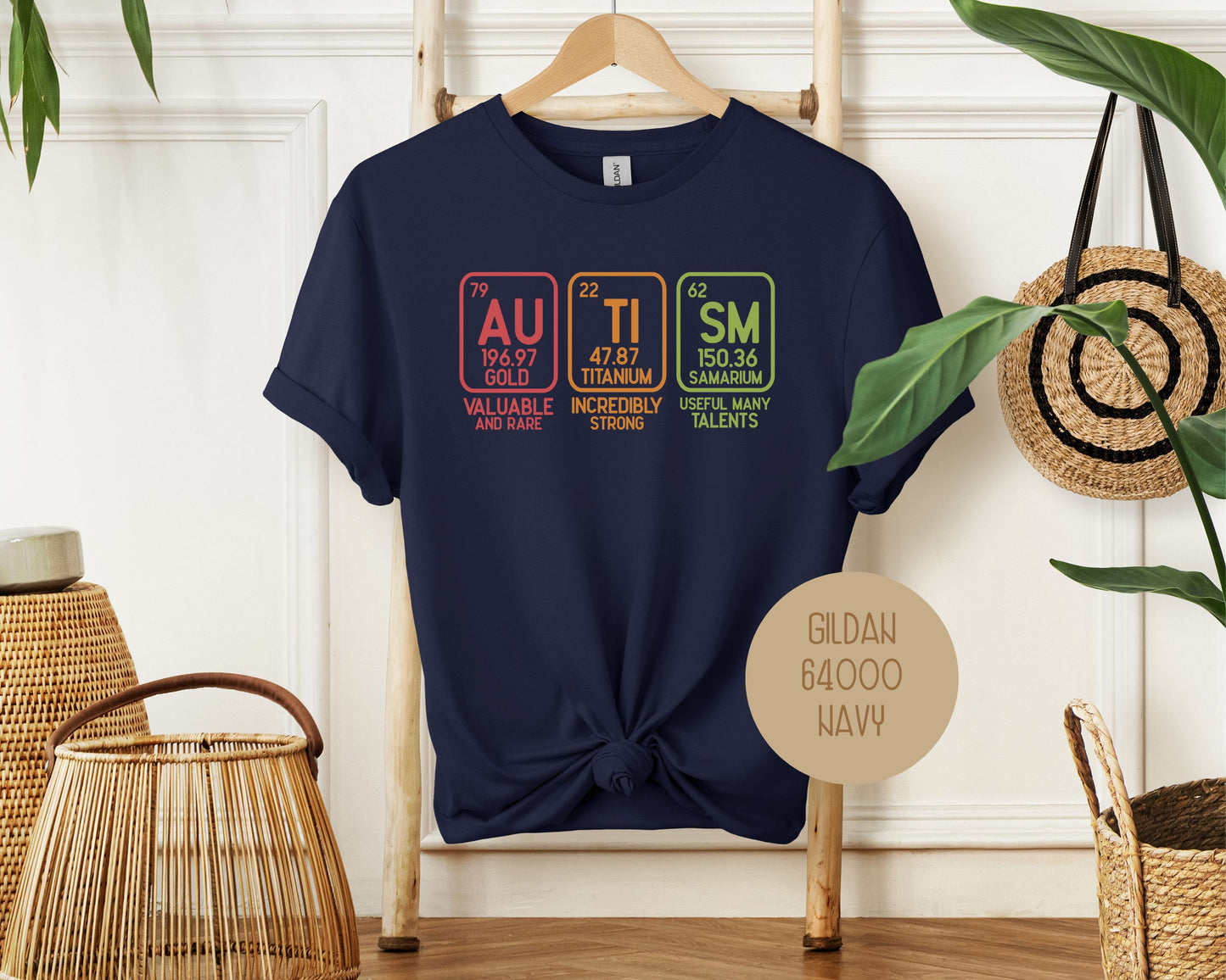 Autism Periodic Table Awareness Shirt