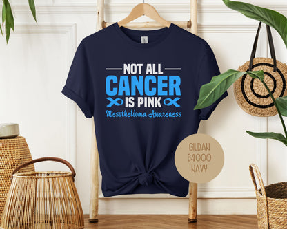 Not All Cancer is Pink Mesothelioma Ribbon Awareness Shirt