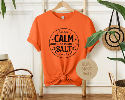 Keep Calm and Stay Inside Salt Circle Shirt