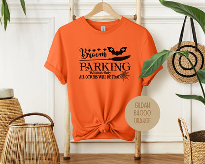 Broom Parking Witches Only All Others Will Be Toad Shirt