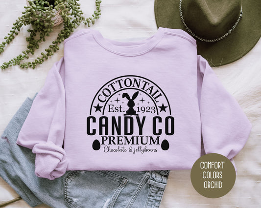 Cottontail Candy Company Easter Comfort Colors Sweatshirt