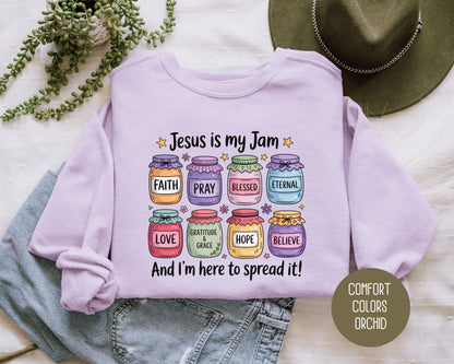 Jesus is My Jam Comfort Colors Sweatshirt