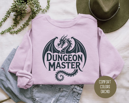 Dungeon Master Comfort Colors Sweatshirt Sweatshirt  CreativeSpecialTs