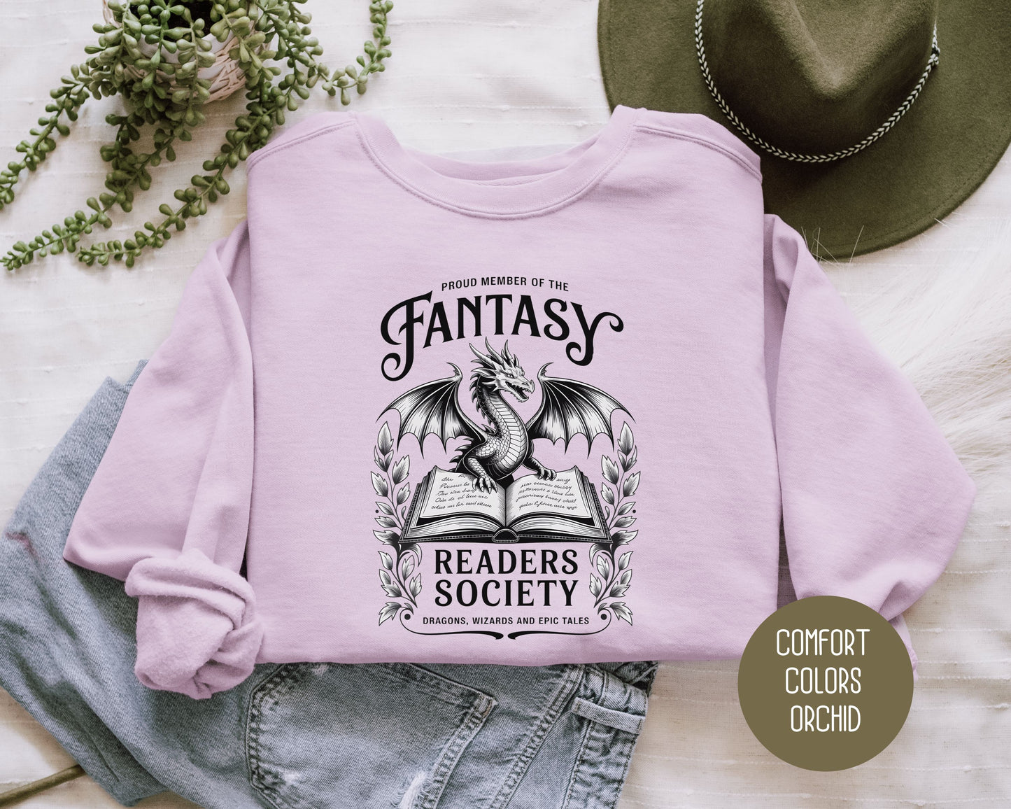 Proud Member of the Fantasy Readers Society Comfort Colors Sweatshirt