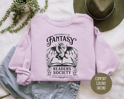Proud Member of the Fantasy Readers Society Comfort Colors Sweatshirt