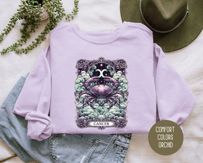 Cancer Zodiac Comfort Colors Sweatshirt