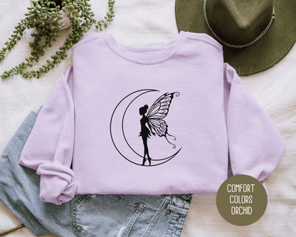 Celestial Fairy Comfort Colors Sweatshirt