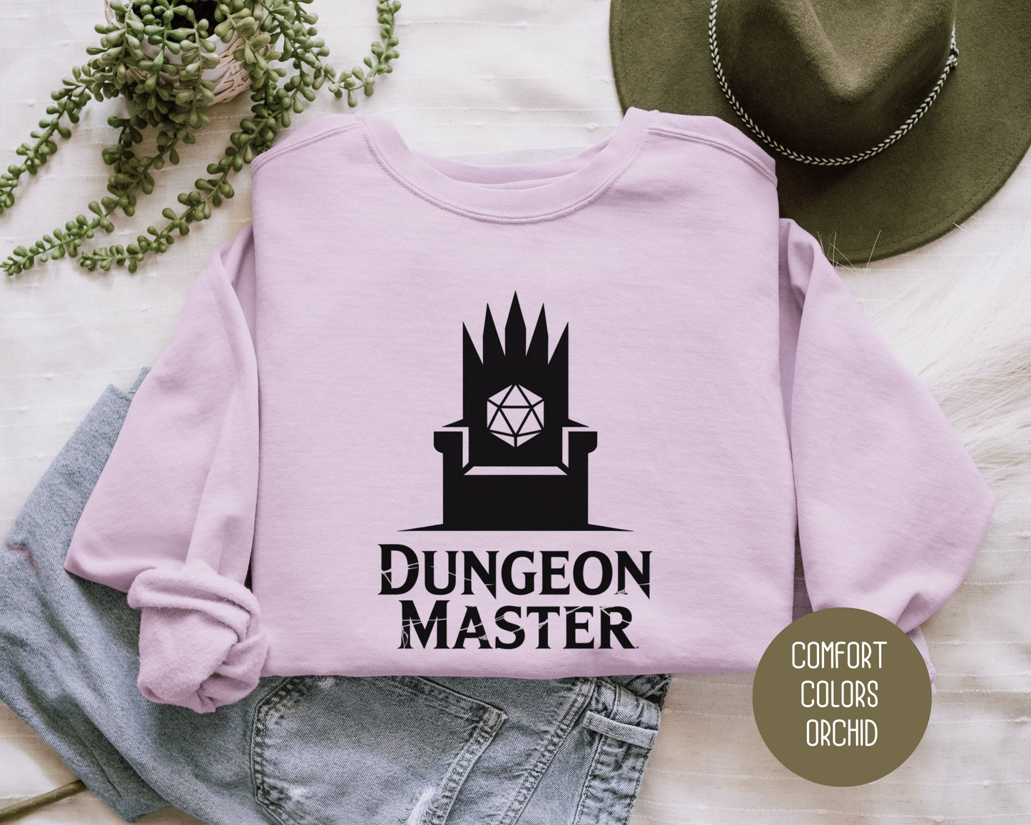 Dungeon Master Comfort Colors Sweatshirt Sweatshirt  CreativeSpecialTs