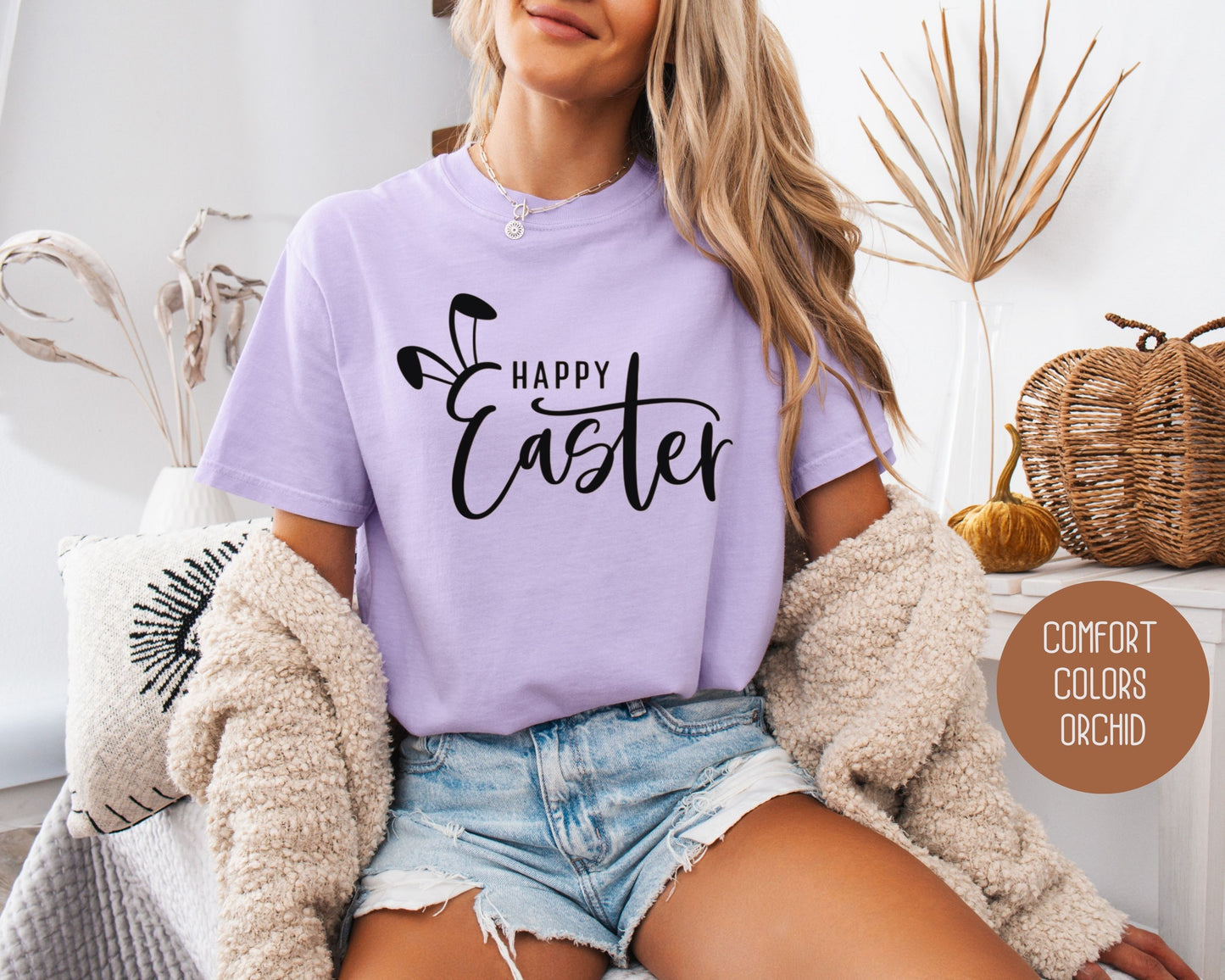 Happy Easter Bunny Comfort Colors Shirt