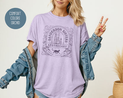 Sanderson Sisters Apothecary Comfort Colors Shirt T-Shirt  CreativeSpecialTs
