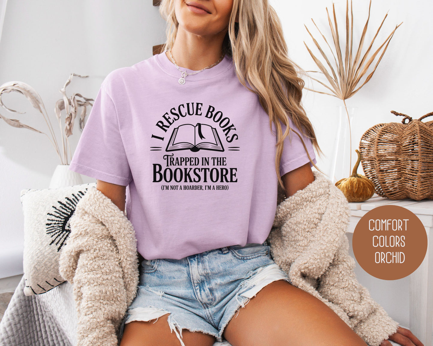 I Rescue Books from the Bookstore Comfort Colors Shirt