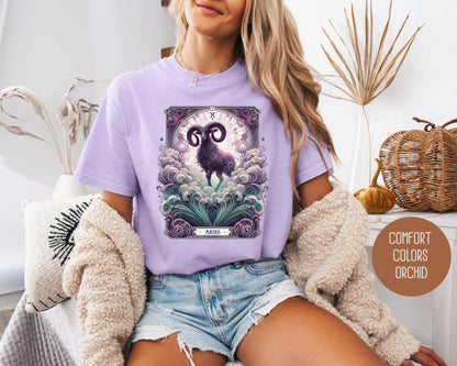 Aries Zodiac Comfort Colors Shirt