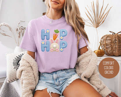 Hip Hop Faux Yarn Easter Comfort Colors Shirt