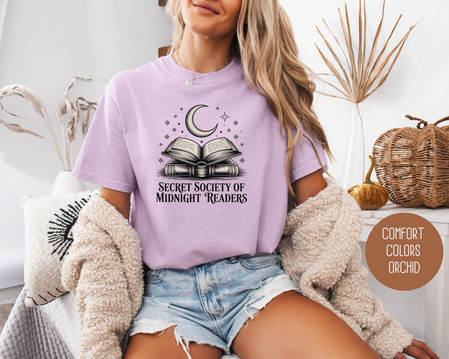 Secret Society of Midnight Readers Comfort Colors Shirt T-Shirt  CreativeSpecialTs
