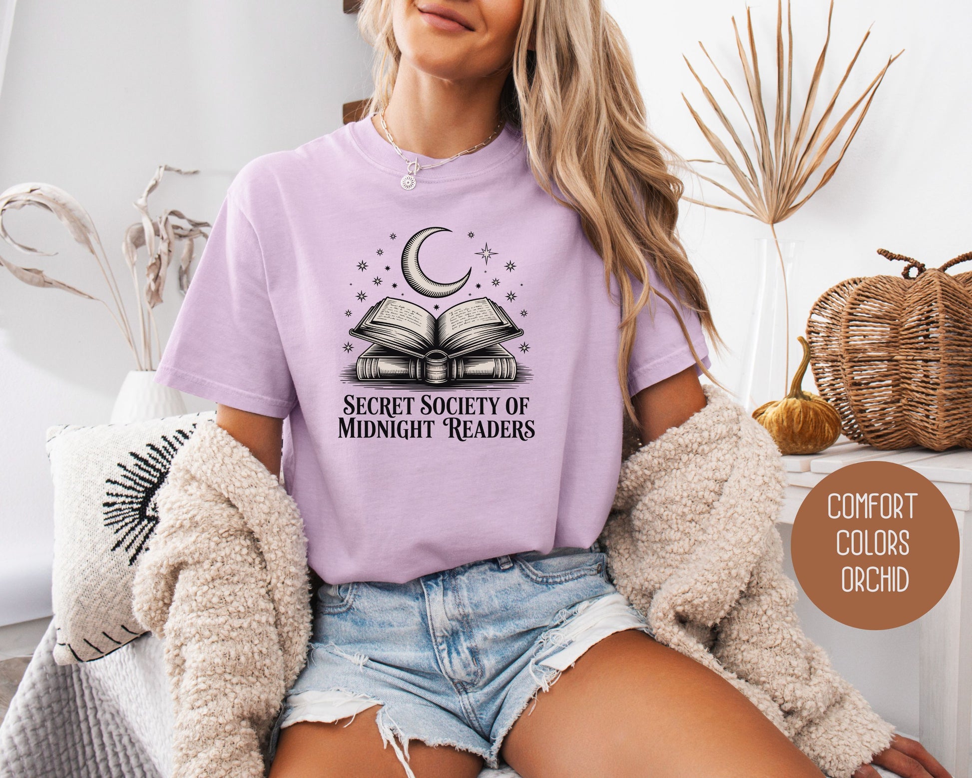 Secret Society of Midnight Readers Comfort Colors Shirt T-Shirt  CreativeSpecialTs