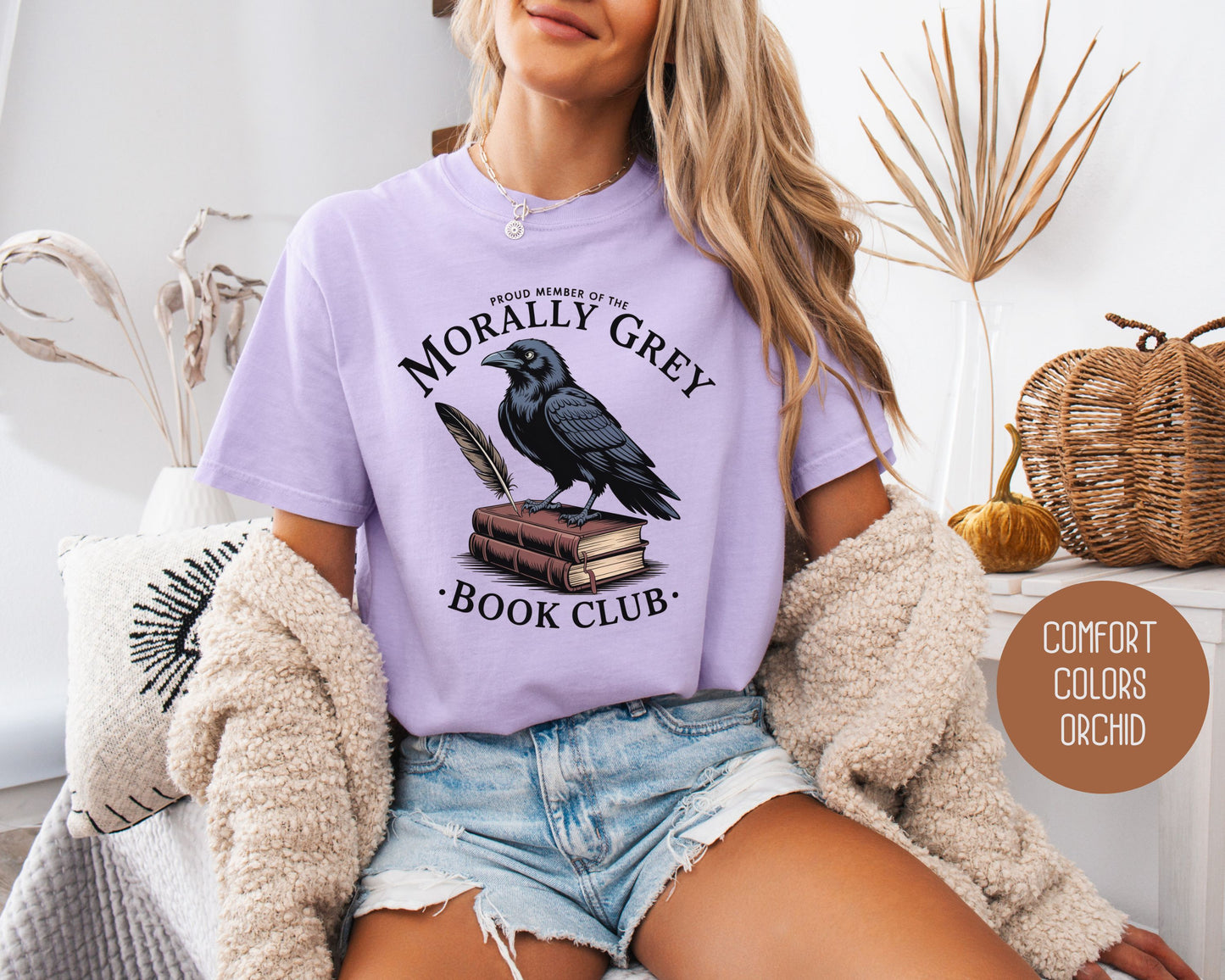 Morally Grey Book Club Comfort Colors Shirt