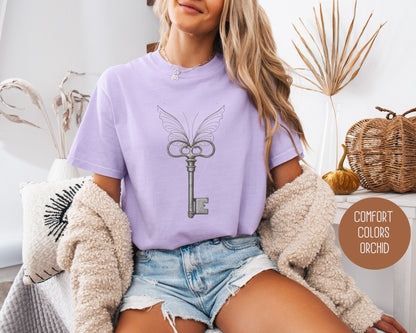 Fairy Key Comfort Colors Shirt