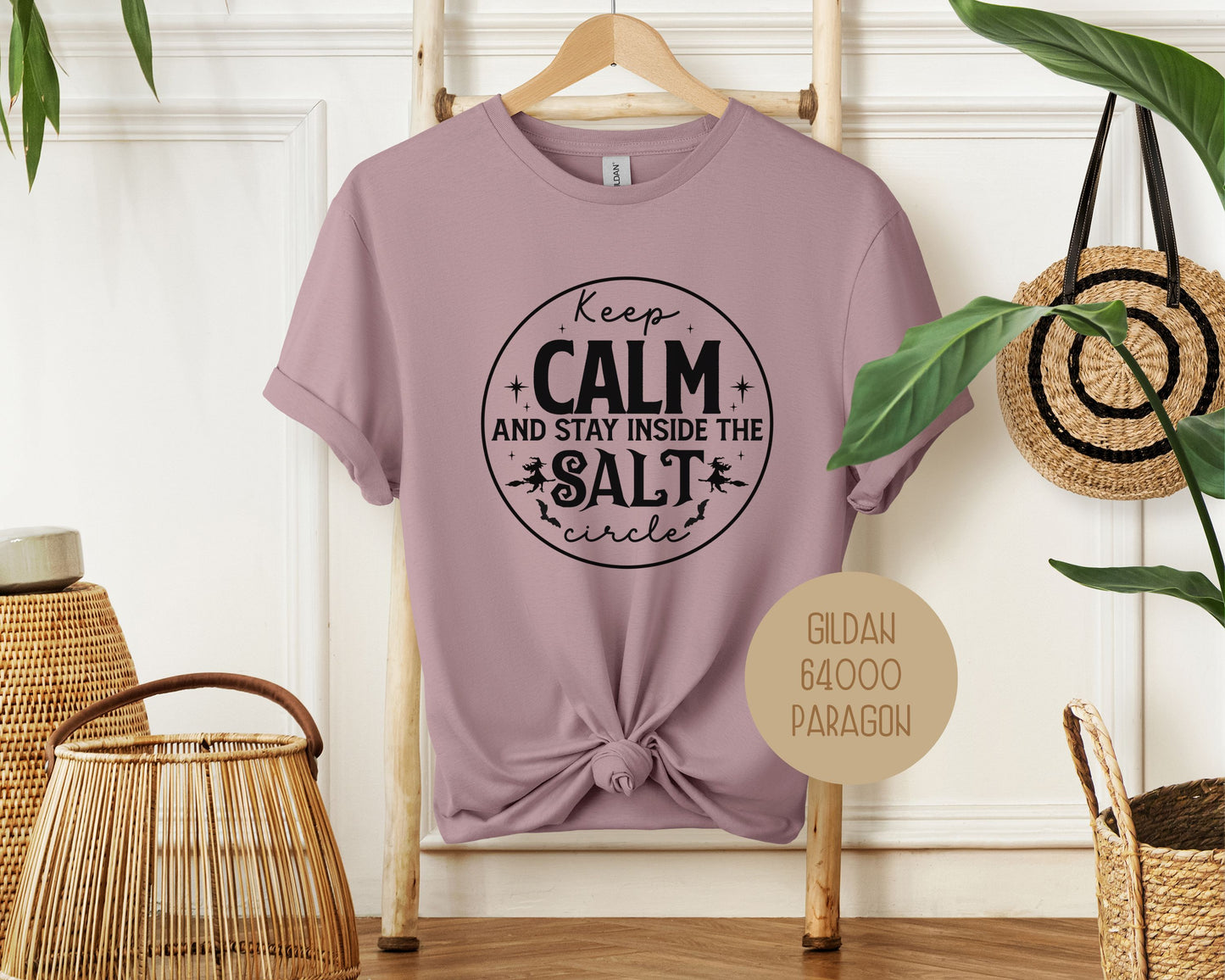 Keep Calm and Stay Inside Salt Circle Shirt